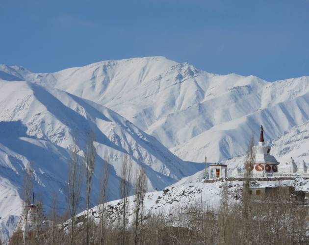 Phyang Village in Winters Ladakh